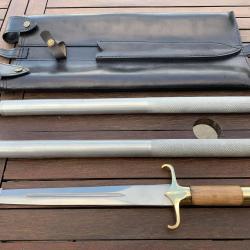 ÉPIEU MANCHE EN BOIS DE TECK (4)