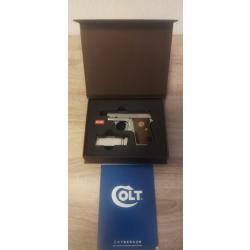Réplique Airsoft - Pistolet Colt Junior Gaz GBB Full Metal WE (Silver) + Chargeur supplémentaire