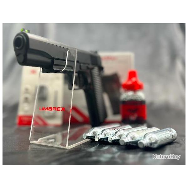 PACK LASER PRT A TIRER PISTOLET UX BLAMER CO2 CAL BB/4.5MM