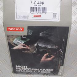 100 douilles/ etuis neufs Norma 7.7 Arisaka Japonnais, 129euros!!!