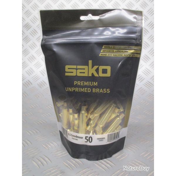 50 douilles/ etuis neufs SAKO 6.5 Creedmoor, 49euros!!!