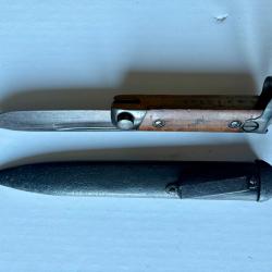 Baïonnette Carcano 91/38 pliante