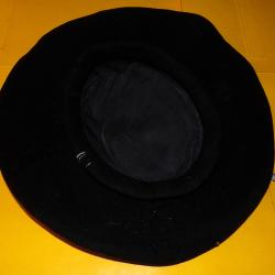 BERET " TARTE " DES CHASSEURS ALPINS DE L' ARMEE DE TERRE  FRANCAISE  , TAILLE 53 FABRICATION FRANCA