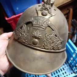 Casque de pompier de Bagnères de Bigorre