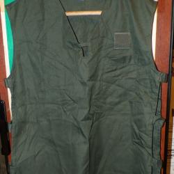 CHEMISE MILITAIRE GAO DE L' ARMEE FRANCAISE , COULEUR KAKI , TAILLE 100 SOIT L OU 40-41 ,FABRICATION