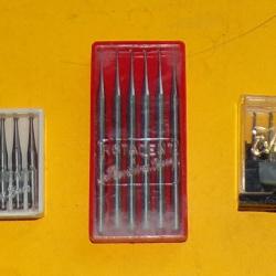 SERVICE DE SANTE : OUTIL MEDICAL LOT DE TROIS BOITES DE FRAISE POUR DENTISTE , 1 grande taille