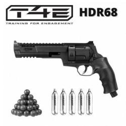Pack Revolver de défense Umarex T4E HDR 68 (16 Joules) +Co2 + Munitions ********2