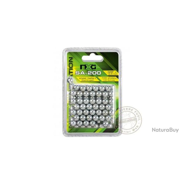NXG - Billes acier pour lance-pierre - x100