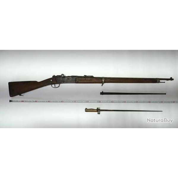 Fusil Lebel 1886 M93 avec baonnette