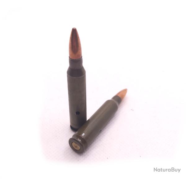 Balle neutralis� de 5.56mm NATO  M4 M16 AR15 5.56x45mm .223 Remington d�coration INERTE NEUTRA