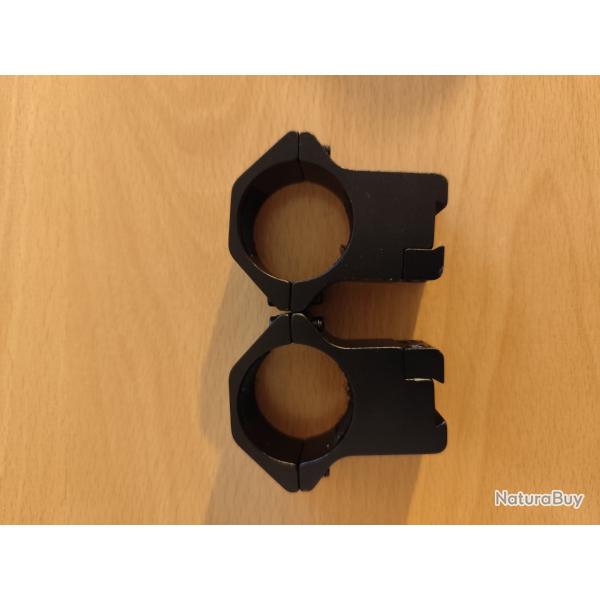 colliers vecto optics tube30mm hauteur21mm rail11mm