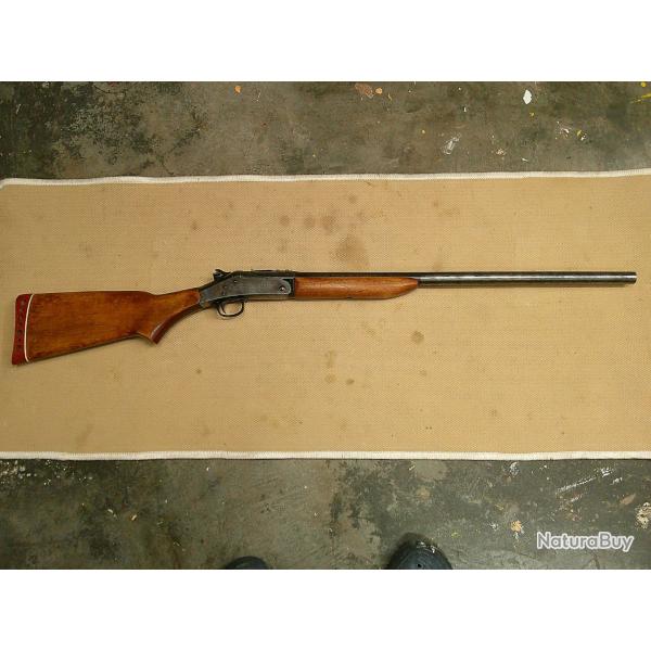 Carabine � canon basculant � un coup : Harrington & Richardson, calibre : 14mm (32 sp�cial) Rare