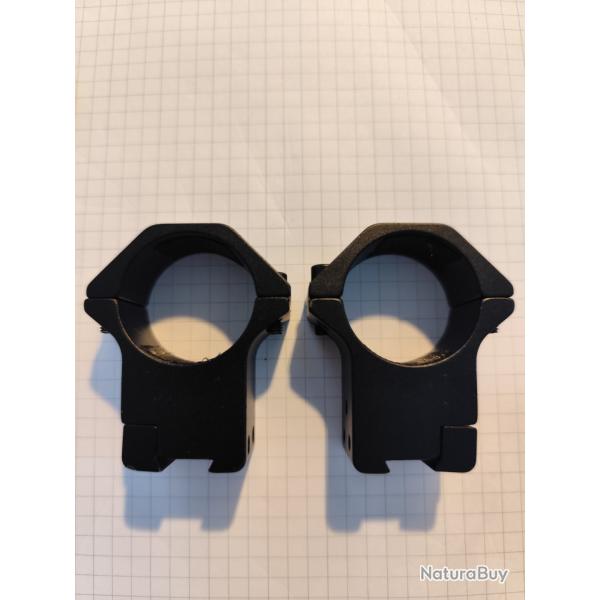 Colliers de lunette Vector Optics - Tube 30 mm / Hauteur 21 mm / Rail 21 mm