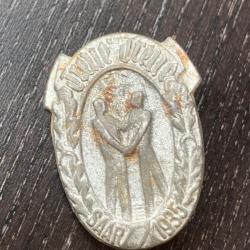Insigne alllemand référendum Sarre 1935 Original