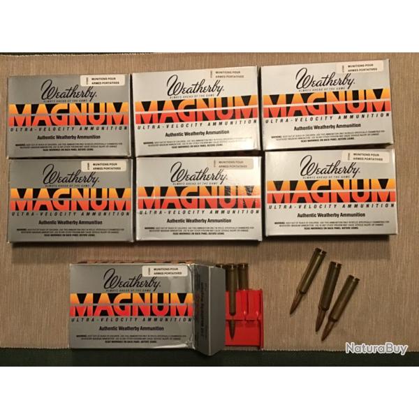 Vends munitions 240 weatherby Mag
