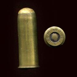 8 mm Mle 1892 - &agrave; blanc balle papier beige - marquage militaire ECP