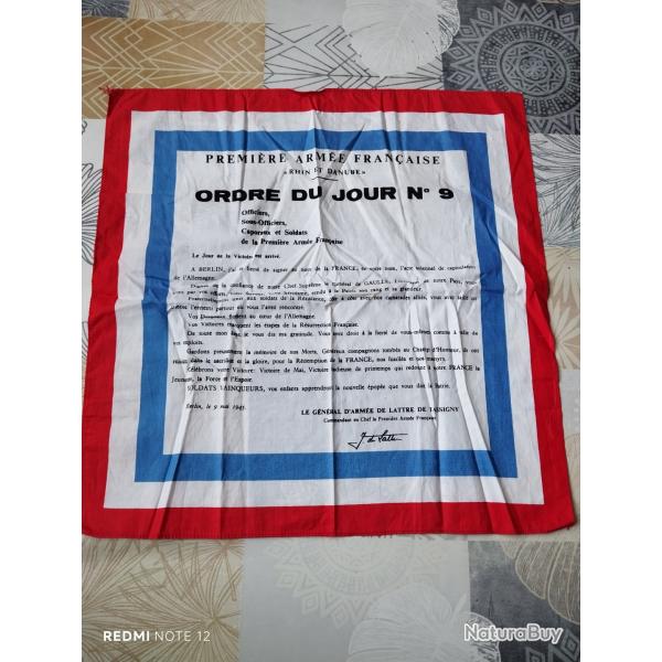 Mouchoir commmoratif