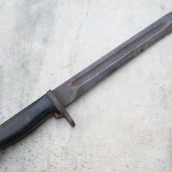 US ARMY Baïonnette M1 US WWII  provenance Normandie 1944 - transformée ou garde cassée rfTIN25BAI002