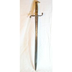 Baïonnette allemande 1871 fusil M1871 MAUSER Gewehr 88 105e Régt Infanterie saxon ref SCN25BAI004