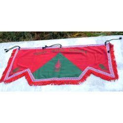 ARMÉE FRANÇAISE Flamme Bandeau parement tambour Légion Étrangère 13ème demi-brigade ref TIN25ETR003