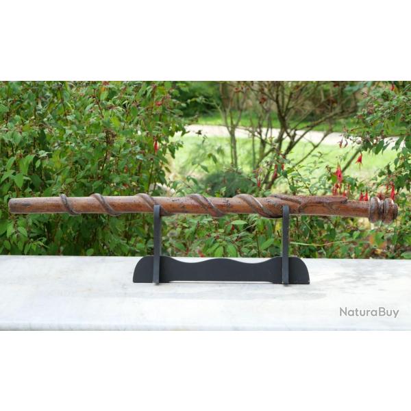 ARMEE FRANCAISE canne serpent lzard ARDENNES 1940 pastille "allez boire  la fontaine ...