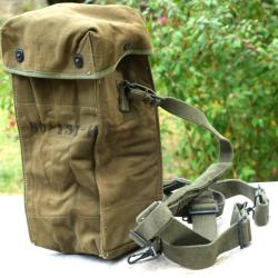 US ARMY sac dos BG-151-H détecteur de mine avec brêlages complet teinte verte soutenue TIN25MIN001