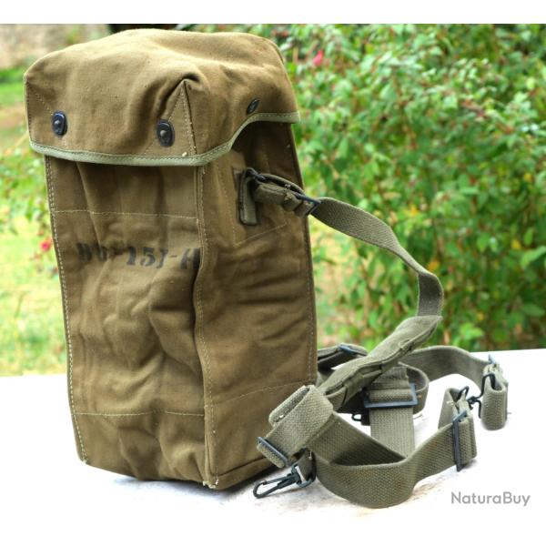 US ARMY sac dos BG-151-H dtecteur de mine avec brlages complet teinte verte soutenue TIN25MIN001