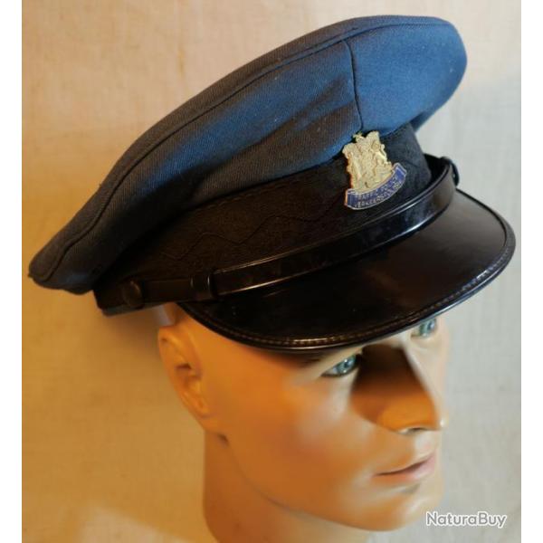 BELGIQUE ancienne casquette de la rgularisation trafic routier des annes 50/60