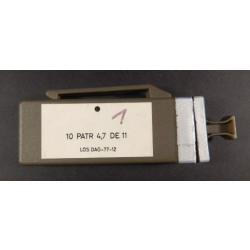 Rare - Boite vide de 10 cartouches 4,75 x 21 DAG XPL sans étui DE 1.1 (Premier type) expérimentales