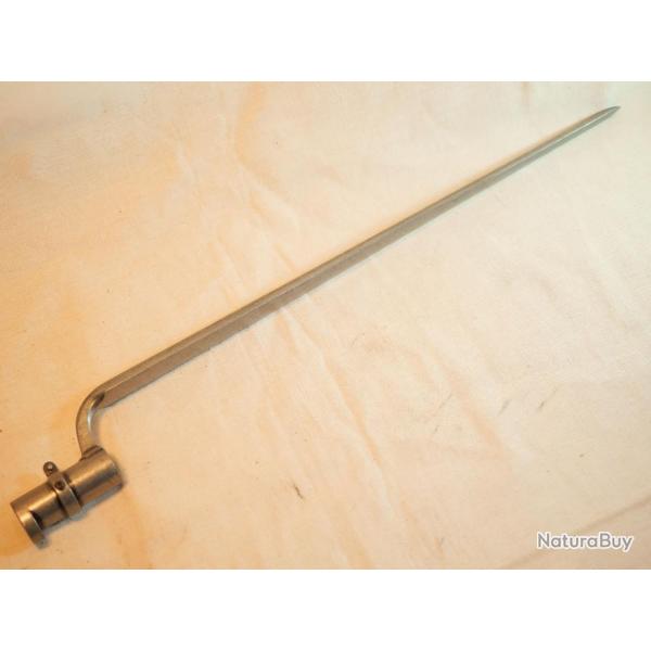 Reproduction baionnette douille DENIX pour tous les grands fusil  silex DENIX - ref EBR24BAI023