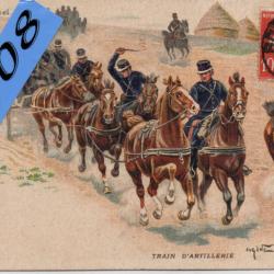 CPA - TRAIN DARTILLERIE N°4390
