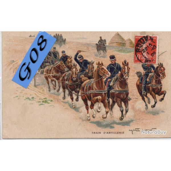 CPA - TRAIN DARTILLERIE N4390