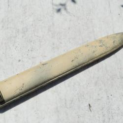 fourreau Stgw57 baionnette suisse sigle UTZ  chape marquée d'un P majuscule cursif JLB25FOU001