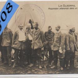 CPA -LA GUERRE Prisonnier allemands dans camp anglais N°4391