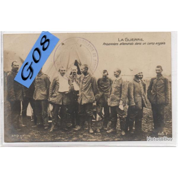 CPA -LA GUERRE Prisonnier allemands dans camp anglais N4391