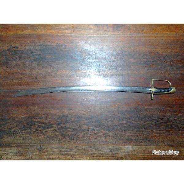 Sabre d'officier de chasseur � cheval - mod�le de 1792 - r�volution, premier empire - BE