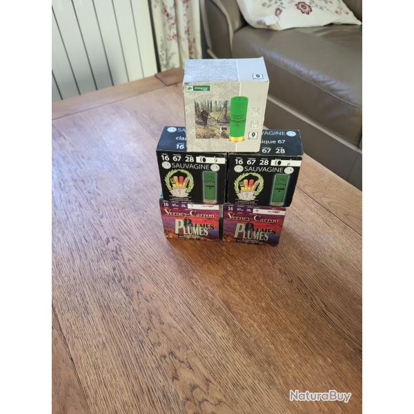 cartouches cal 16 . 140 pi�ces