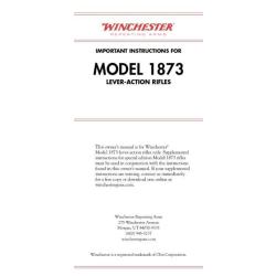 notice WINCHESTER 73 WINCHESTER 1873 (envoi par mail) - VENDU PAR JEPERCUTE (m2606)