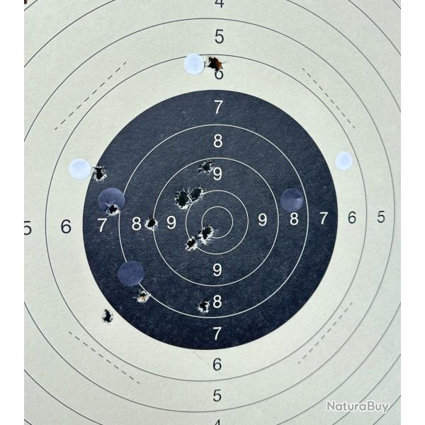 Cible d'un Luger LP08