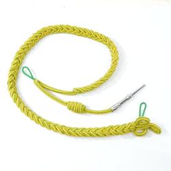 Fourragère Armée Française médaille militaire jaune et vert