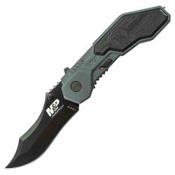 Couteau Smith & Wesson M&P Linerlock A/O Lame Acier 4034 Manche Aluminium SWMP1BCP
