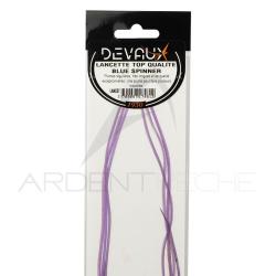 Lancettes de coq DEVAUX Top qualit&eacute; blue spinner