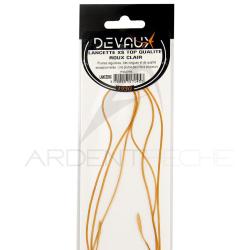 Lancettes de coq DEVAUX XS Top qualit&eacute; Roux clair