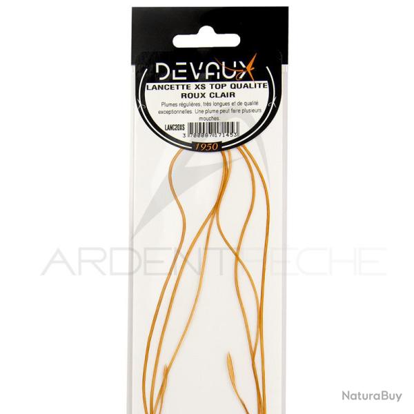 Lancettes de coq DEVAUX XS Top qualit� Roux clair