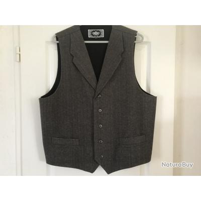 Gilet Western Jaune 1849 Authentic Ranchwear – Femme – XXL – Neuf