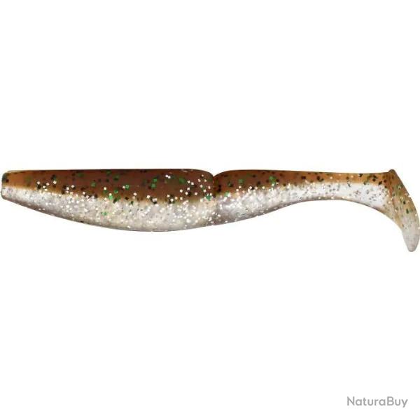 Leurre Souple Sawamura One Up Shad 6 pouces - 12,4cm 172 - Beer Green Flake