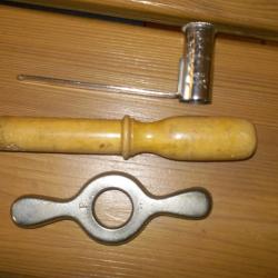 dosette inox bourroir et lunette a recalibrer lot cal16