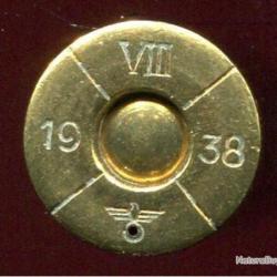 8 x 56 R Mannlicher - 1938 - marquage Anschlu&szlig; - neutralis&eacute;