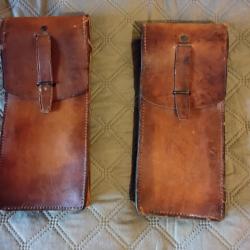 Porte chargeur MAT 49 en cuir