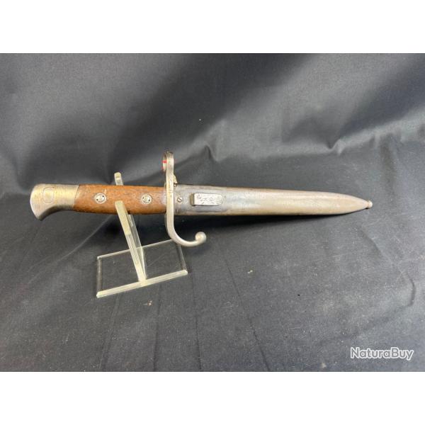 baionette belge modle 1889 court